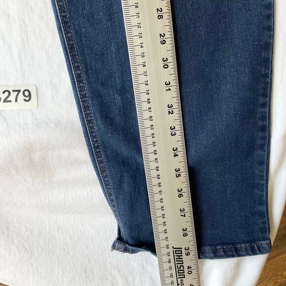 Terra & Sky Women Denim Straight Leg Jeans Size 20W, Blue - Picture 3 of 10